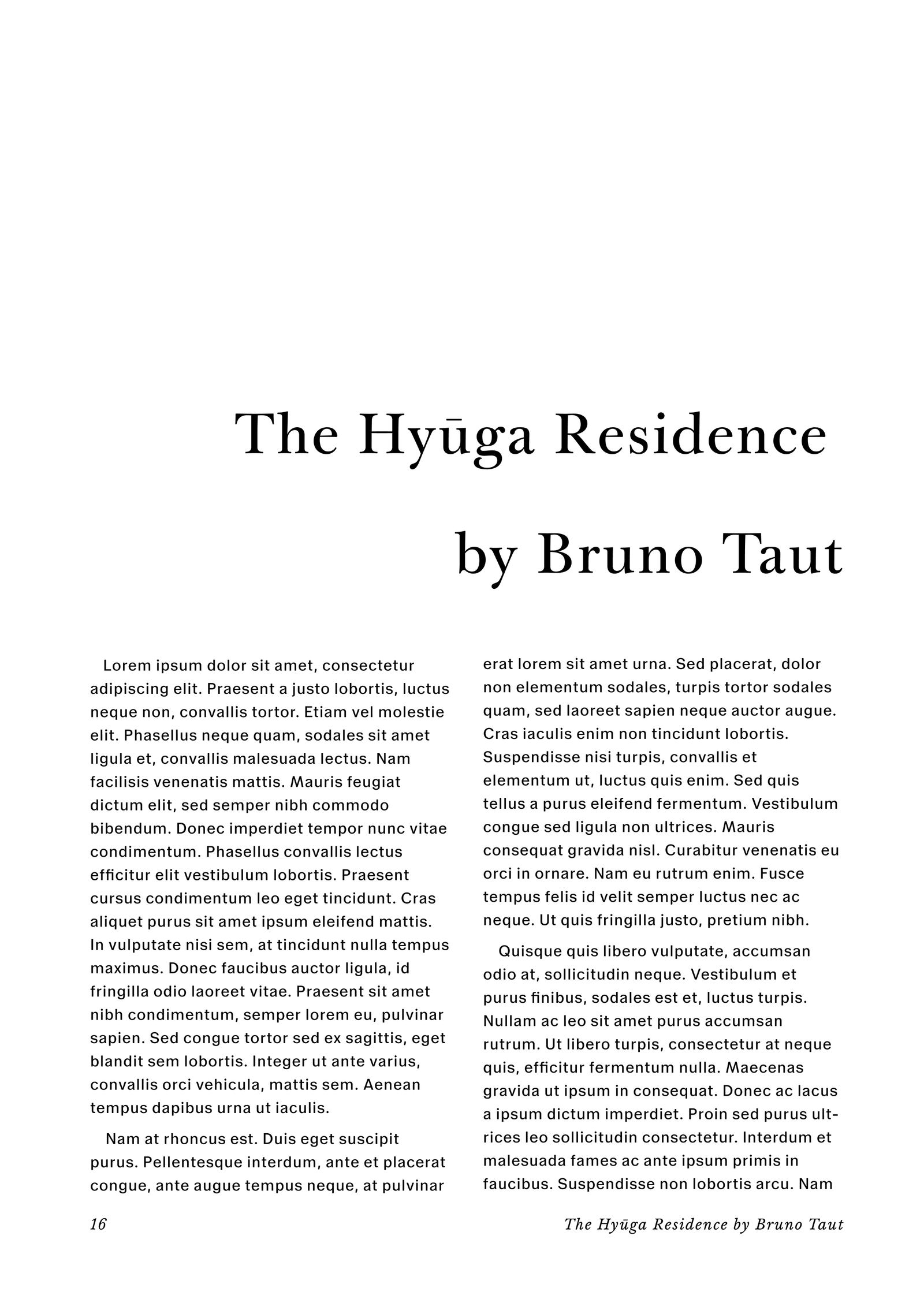 Basalt editorial spread — heading