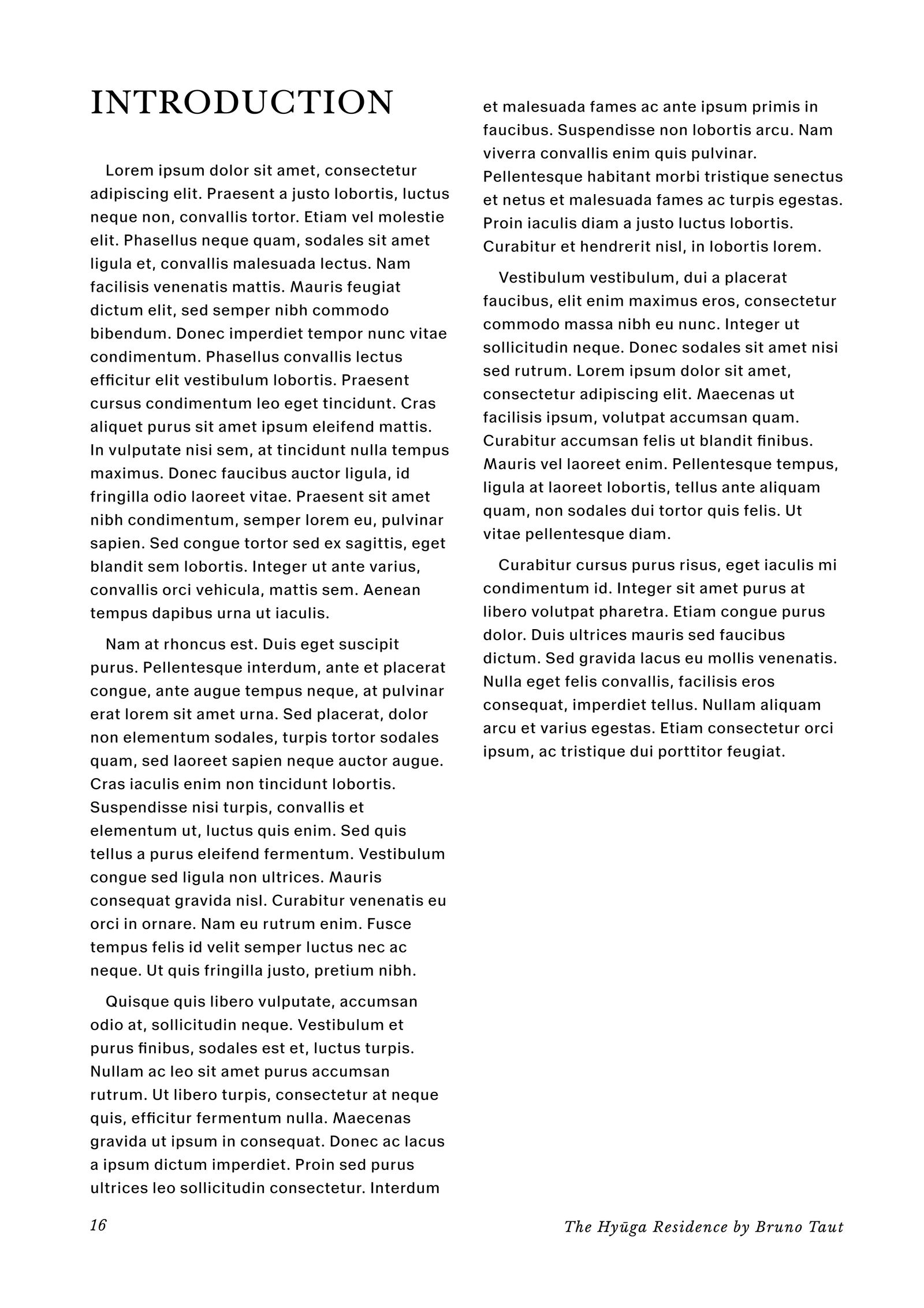 Basalt editorial spread — section opener